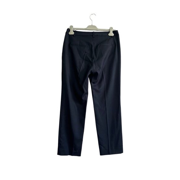 NILI LOTAN Colmar Wool-blend Twill Slim-leg Pants In Midnight Blue, NWT, Size 6 - Picture 3 of 15